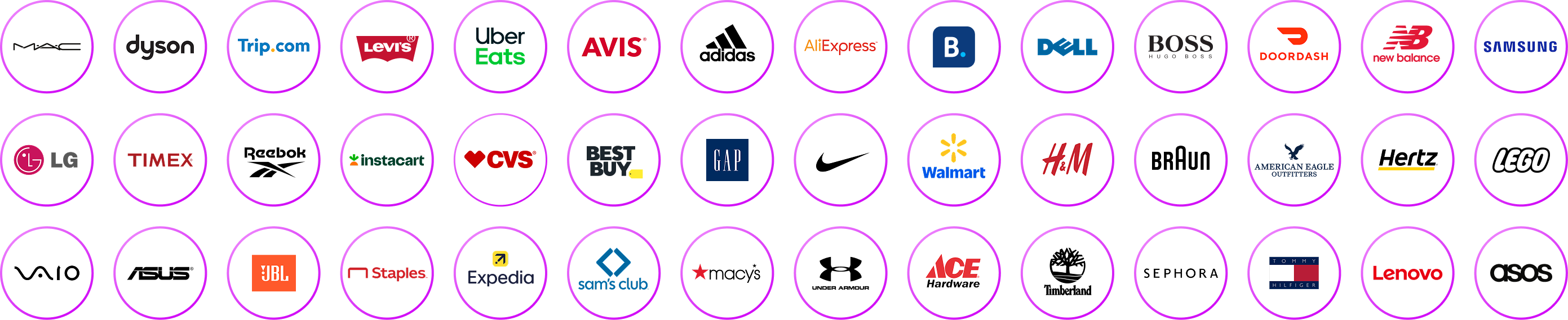 Retailers Brands for desktop size